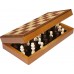 Шахматы деревянные в складной шкатулке (Шахи дерев'яні у складаній скриньці)