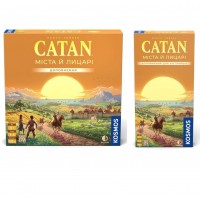 Набор CATAN Города и Рыцари + Расширение для 5-6 игроков UA (Колонизаторы)