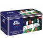 Набір для покеру Pro Poker Texas Holdem на 200 фішок без номіналу в жерстяній коробці (Texas Holdem Poker Set, Tactic)