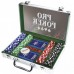 Набор для покера на 200 фишек в алюминиевом кейсе (ProPoker Case 200, Tactik)