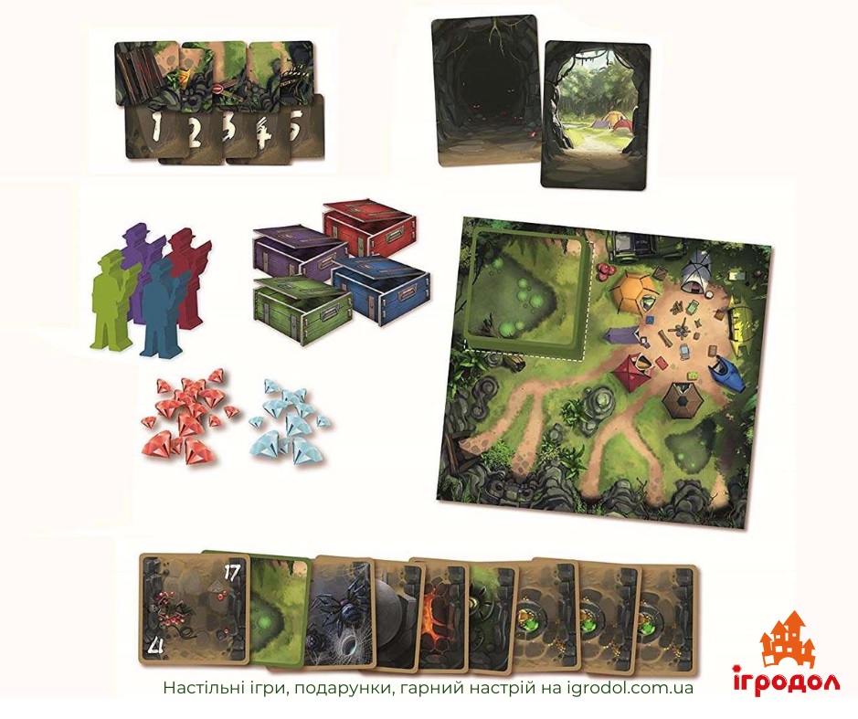 Гра Діамант UA | Ігродол Настільна гра Діамант, українське видання - зображення компонентів
