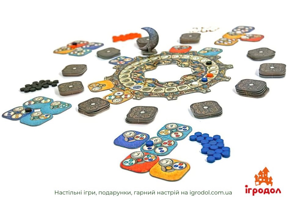 Nova Luna UA | Игродол Настольная игра Nova Luna, украинское издание - изображение компонентов