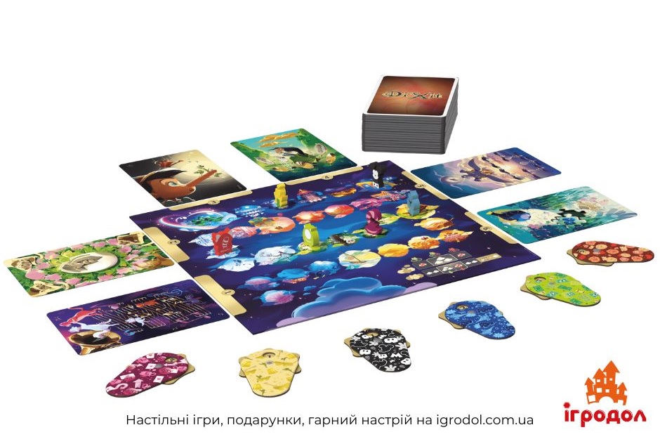 Dixit: Disney Edition EN | Ігродол настільна гра Dixit: Disney Edition - зображення ігрових компонентів