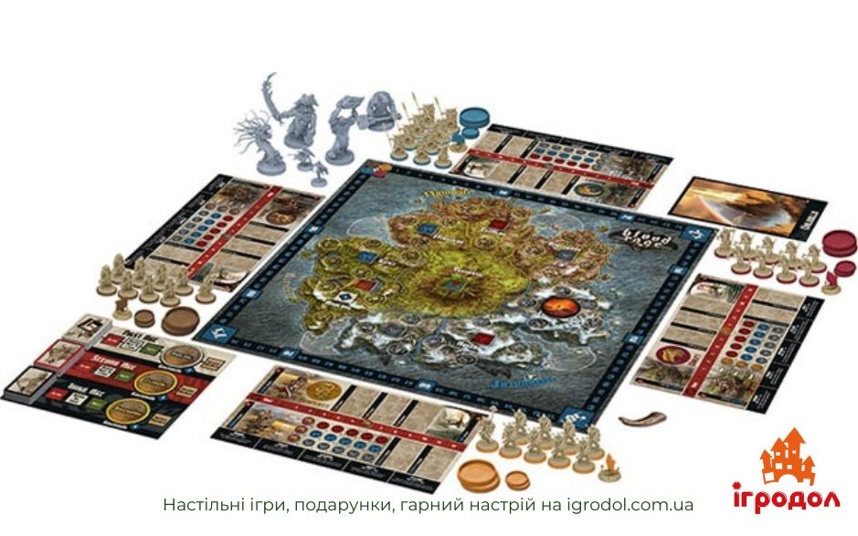 Blood Rage EN | Игродол Настольная игра Blood Rage EN - изображение компонентов