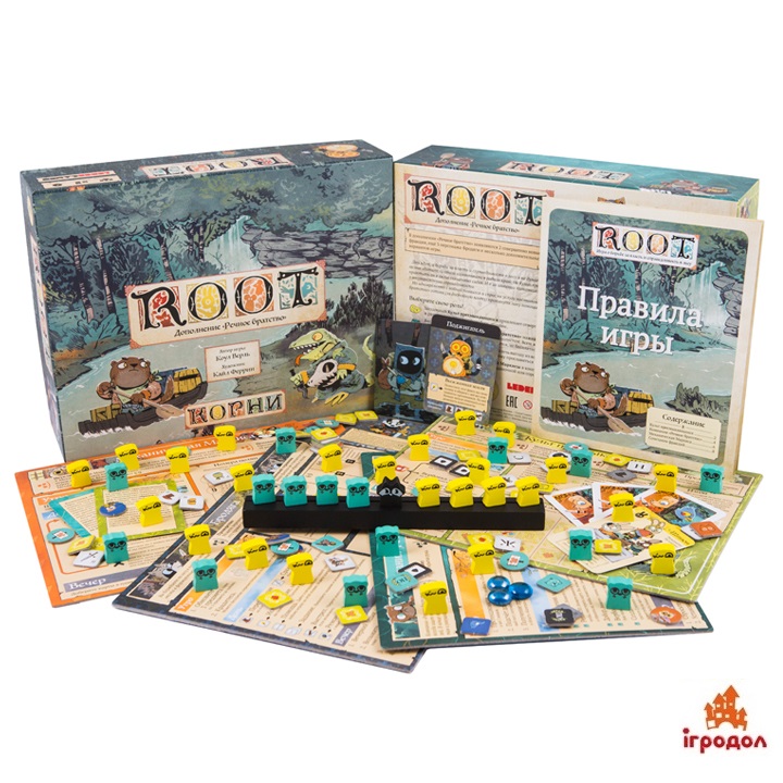Дополнение Корни: Речное братство | Игродол Корни: Речное братство - фото игровых компонентов
