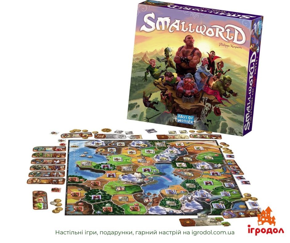 Small World EN | Игродол Настольная игра Small World (на английском) - изображение игровых компонентов