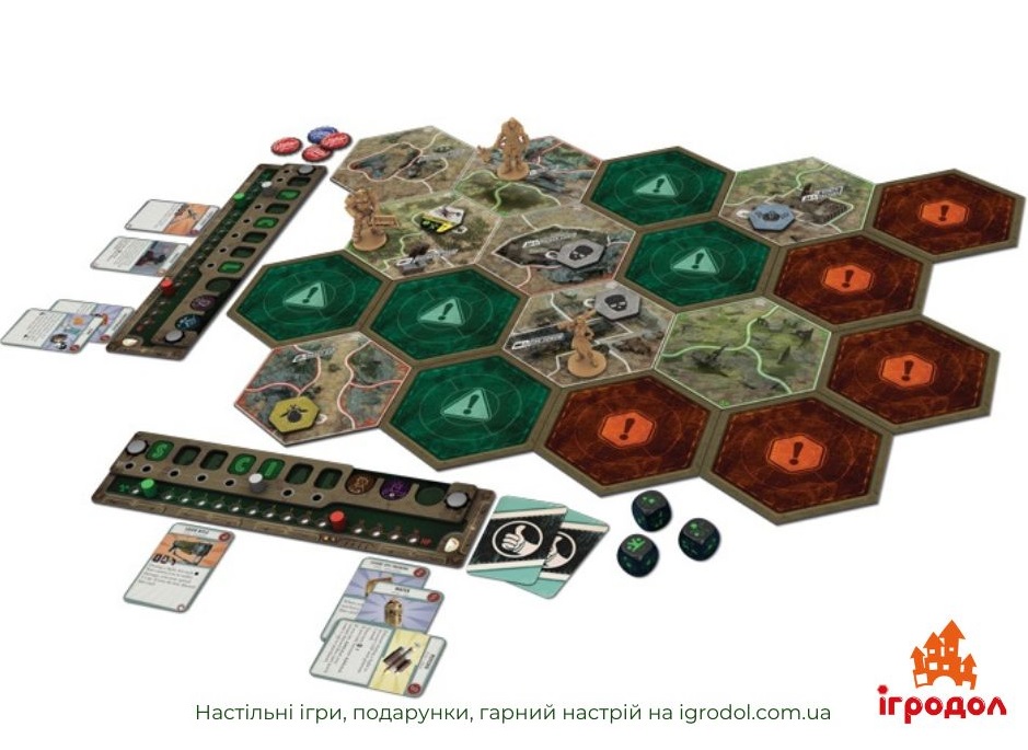 Fallout EN | Ігродол Настільна гра Fallout - зображення компонентів