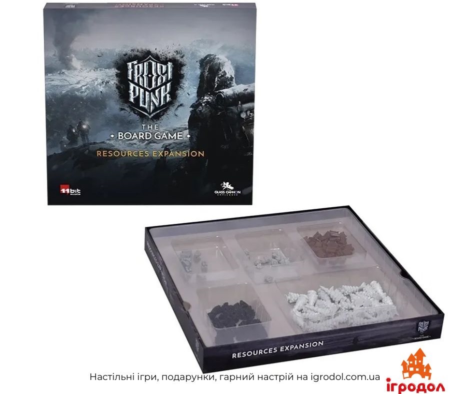 Дополнение Frostpunk: The Board Game - Resources | Игродол Дополнение Frostpunk: The Board Game - Resources - изображение содержимого набора