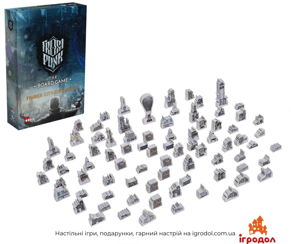 Дополнение Frostpunk: The Board Game - Timber City | Игродол Дополнение Frostpunk: The Board Game - Timber City - изображение фигурок