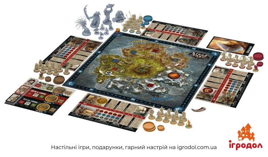 Ярость крови UA | Игродол настольная игра Ярость крови - изображение компонентов