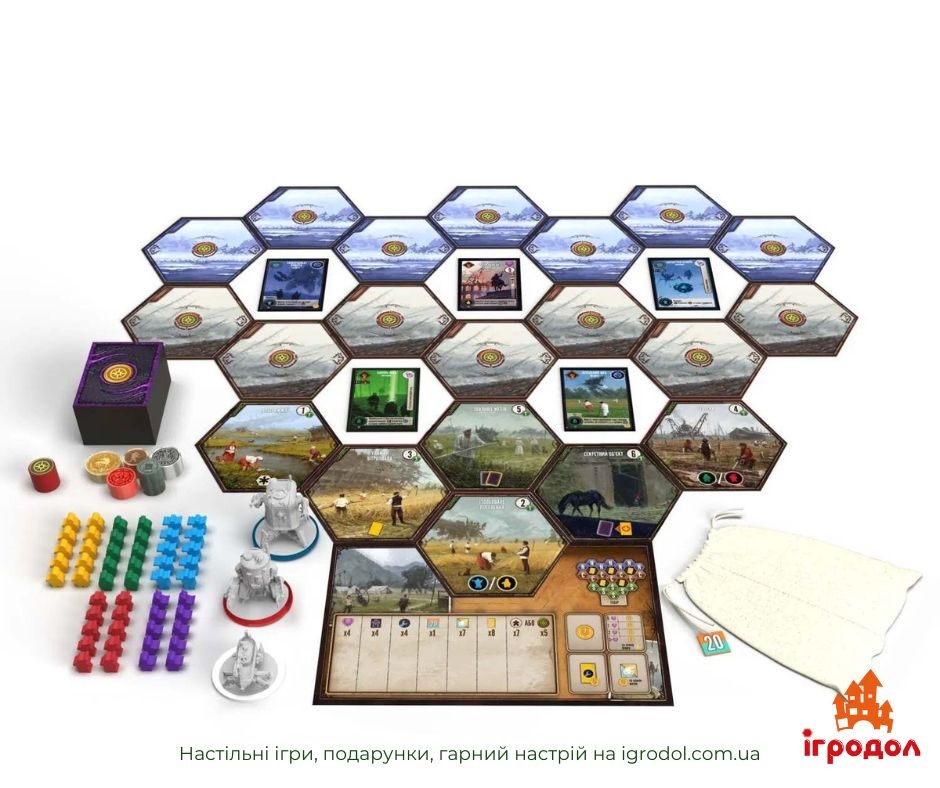 Экспедиции UA | Игродол Настольная игра Экспедиции UA - изображение компонентов