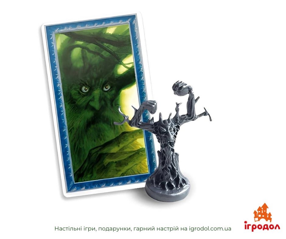 War of the Ring: Lords of Middle-earth – Treebeard Mini-Expansion UA | Ігродол доповнення War of the Ring: Lords of Middle-earth - Treebeard Mini-Expansion - зображення фігурки та карти