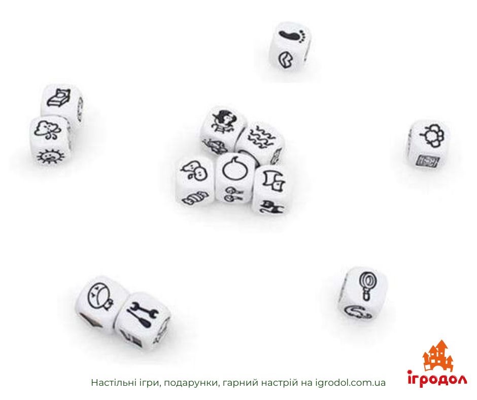 Imagidice (Генератор историй) | Игродол Настольная игра Imagidice (Генератор историй) - изображение кубиков