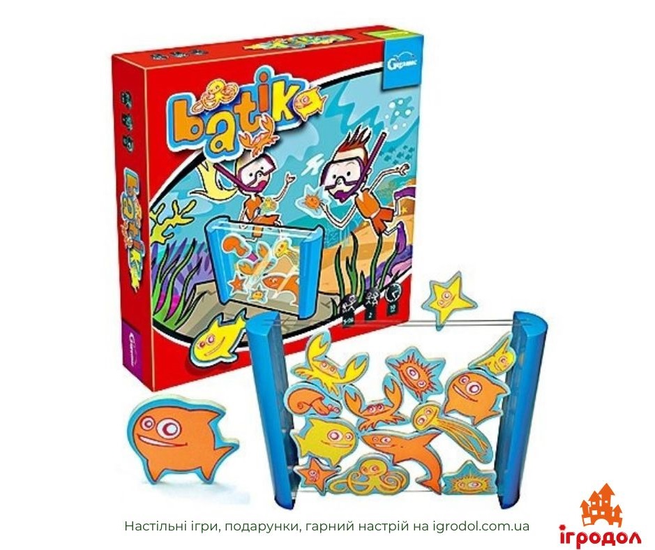 Гра Batik Kids | Ігродол Настільна Гра Batik Kids - зображення ігрових компонентів