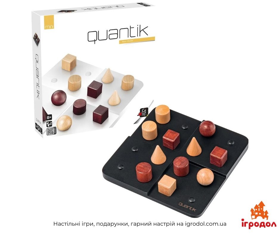 Гра Quantik: Mini | Ігродол Настільна гра Квантик: Міні - зображення компонентів гри