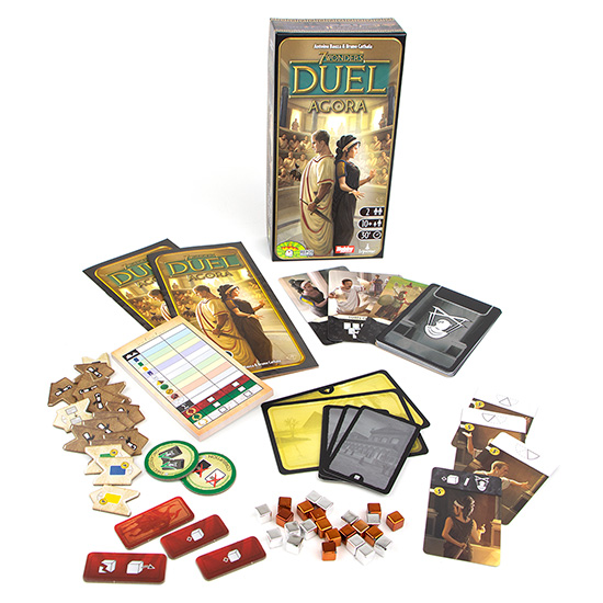 7 Wonders Duel: Agora UA|Ігродол 7 Чудес Дуель Агора - зображення компонентів доповнення