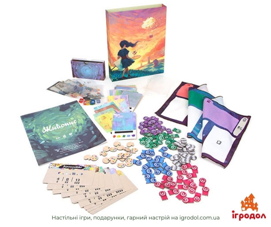 Игра Canvas UA | Ігродол настільна гра Canvas, українське видання - зображення компонентів