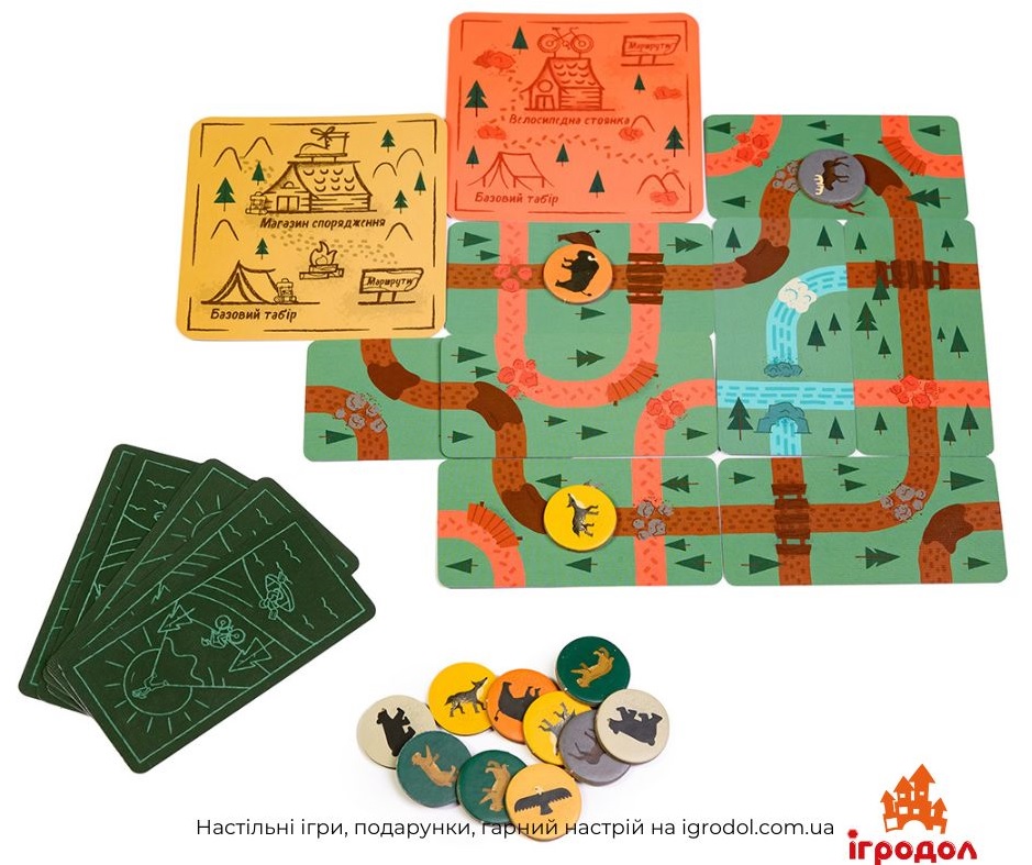 Настольная Игра Trailblazers: Travel Edition - изображение компонентов