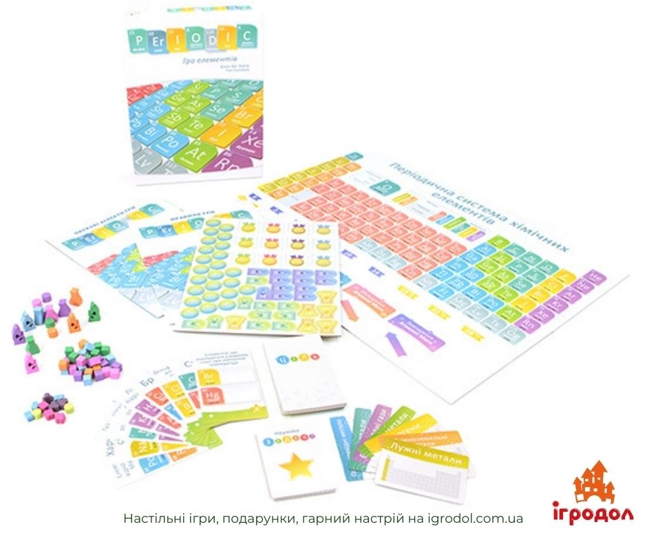 Periodic: Гра Елементів - фото игровых компонентов