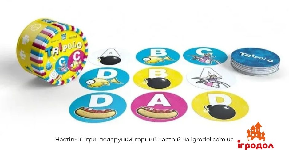 Игра Tripolo UA | Игродол Настольная игра Tripolo - изображение компонентов