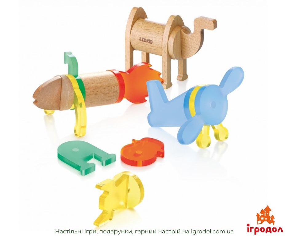 Конструктор Lekkid Imaginary Fauna | Ігродол Дитячий конструктор Lekkid Imaginary Fauna - зображення компонентів