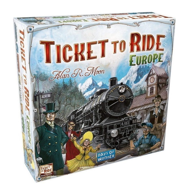 настольная игра Ticket to Ride: Europe - фото коробки