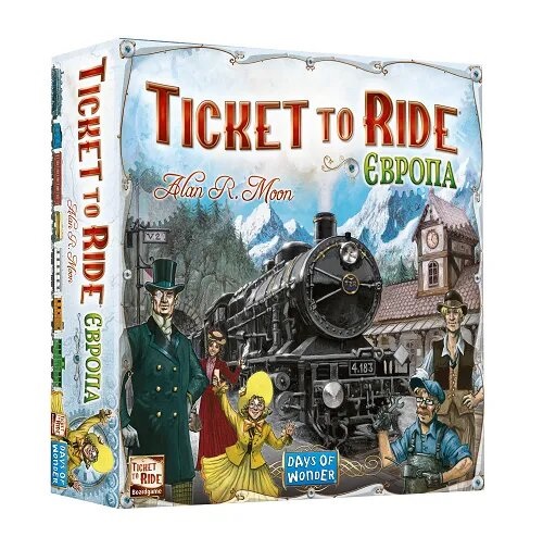 Настільна гра Ticket to Ride Європа - зображення ігрових компонентів