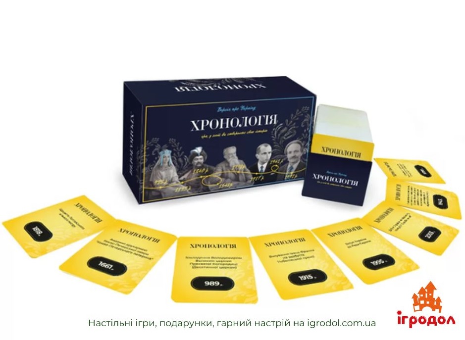 Хронология: История Украины UA | Игродол настольная игра Хронология: История Украины - изображение игровых компонентов