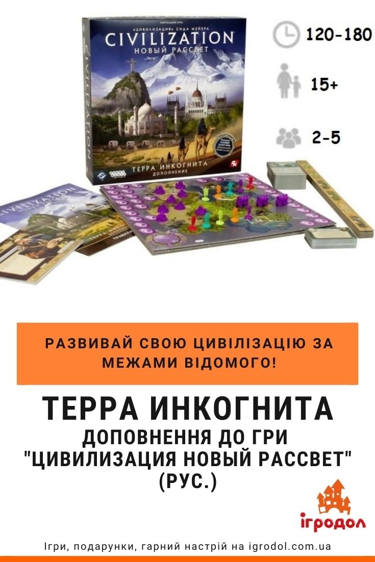 Доповнення Цивілізація Новий світанок: Терра інкогніта - фото компонентів