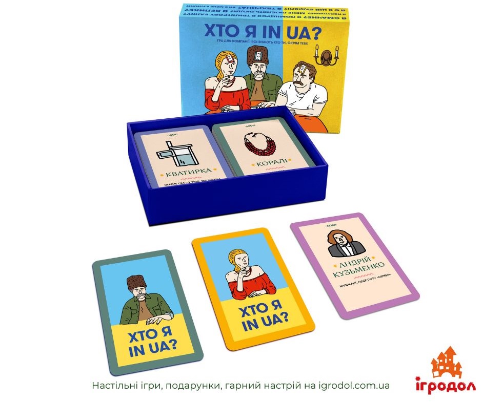 Хто Я in UA | Ігродол Настільна гра Хто Я in UA - зображення компонентів