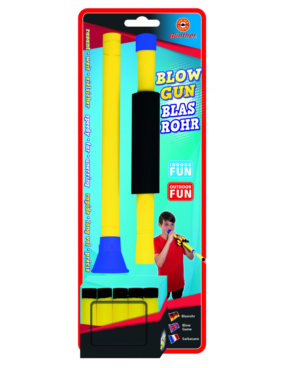 Духовой пистолет Blowgun Paul Guenther | Игродол Игрушка для детей духовой пистолет Blowgun Paul Guenther - изображение