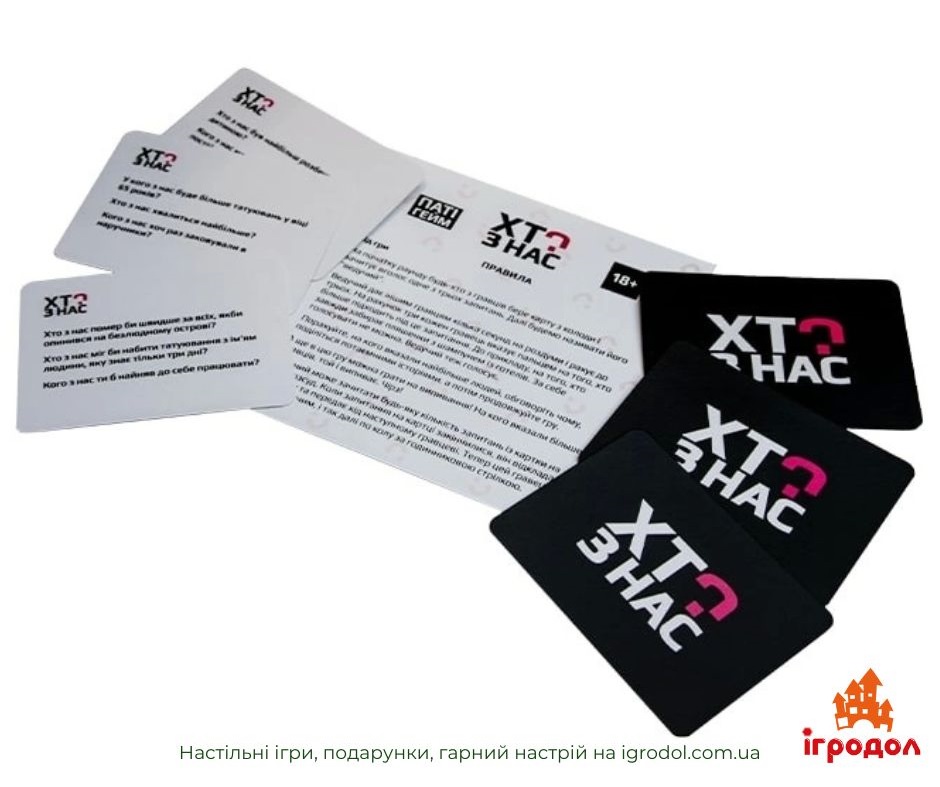 настольная игра Кто из нас? UA - изображение компонентов игры