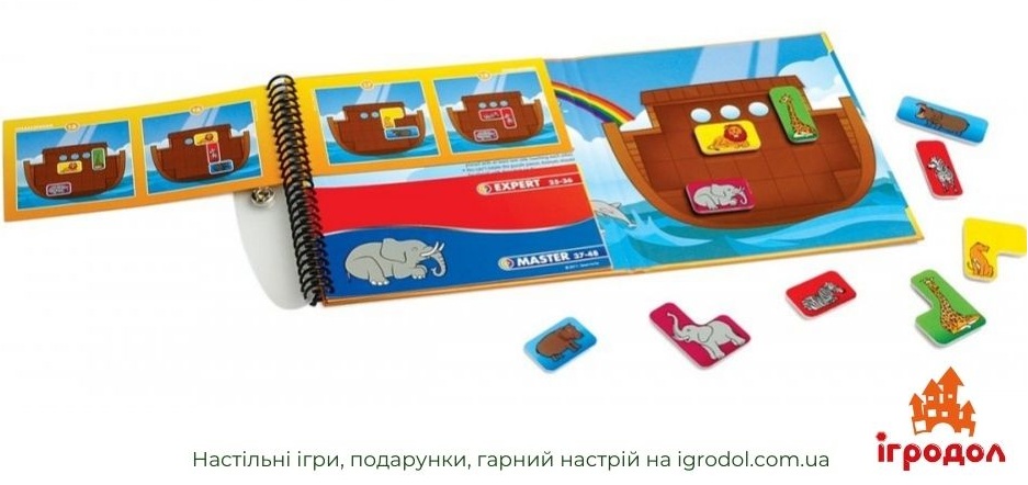 Гра Ноїв ковчег | Ігродол Дорожня магнітна гра головоломка Ноїв ковчег - зображення ігри