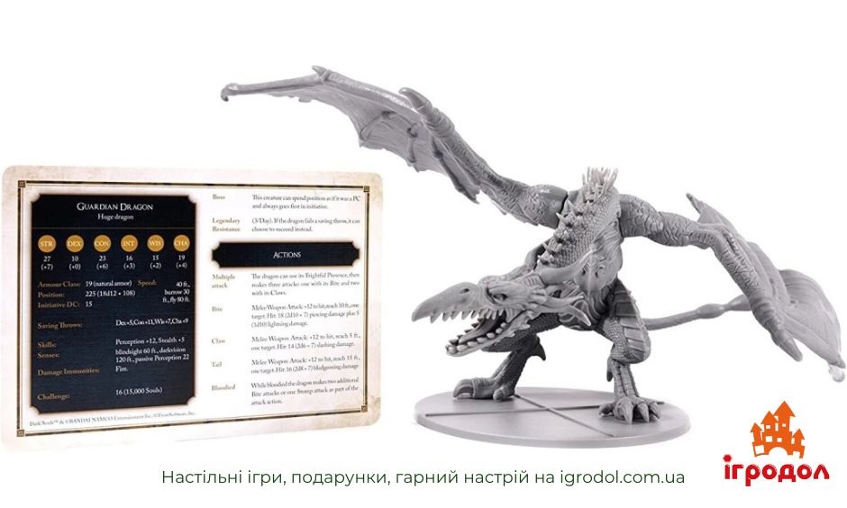 Dark Souls: The Roleplaying Game - Guardian Dragon EN | Игродол Миниатюра Dark Souls: The Roleplaying Game - Guardian Dragon EN - изображение содержимого коробки