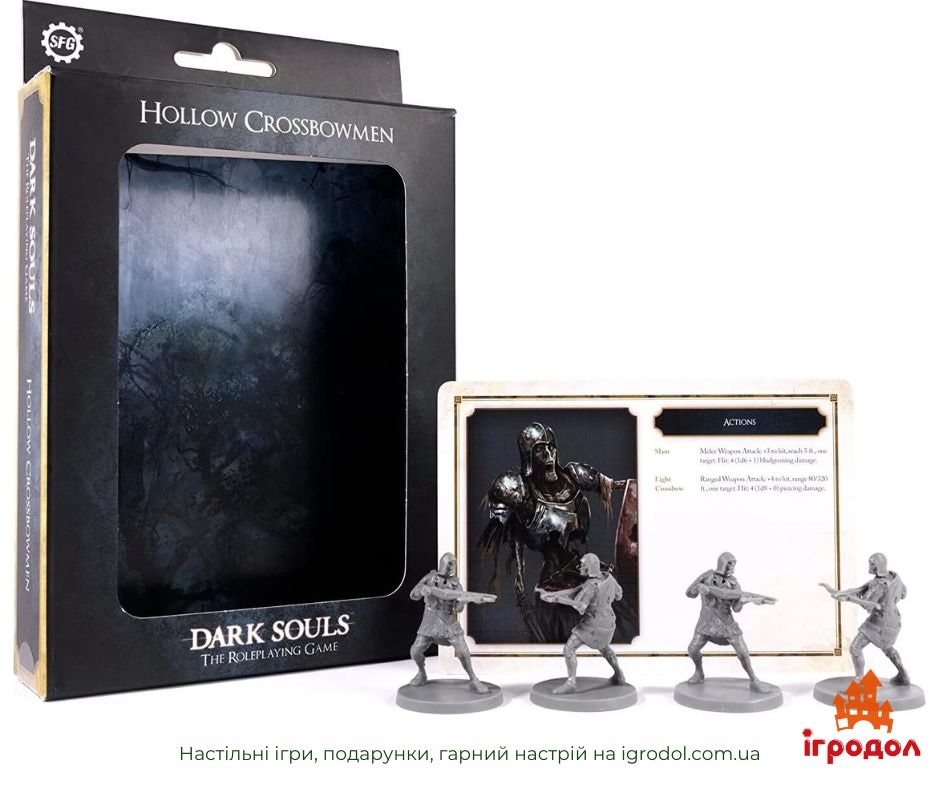 Dark Souls: The Roleplaying Game - Hollow Crossbowmen EN | Игродол Набор миниатюр  Dark Souls: The Roleplaying Game - Hollow Crossbowmen - изображение содержимого коробки