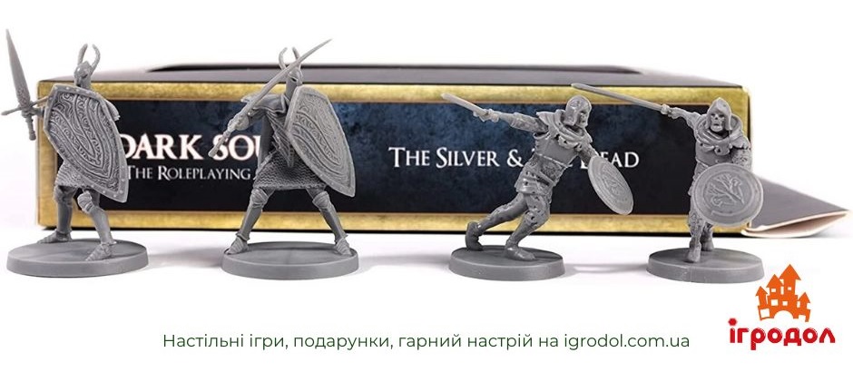 Dark Souls: The Roleplaying Game - The Silver and The Dead | Игродол Набор миниатюр  Dark Souls: The Roleplaying Game - The Silver and The Dead - изображение содержимого коробки