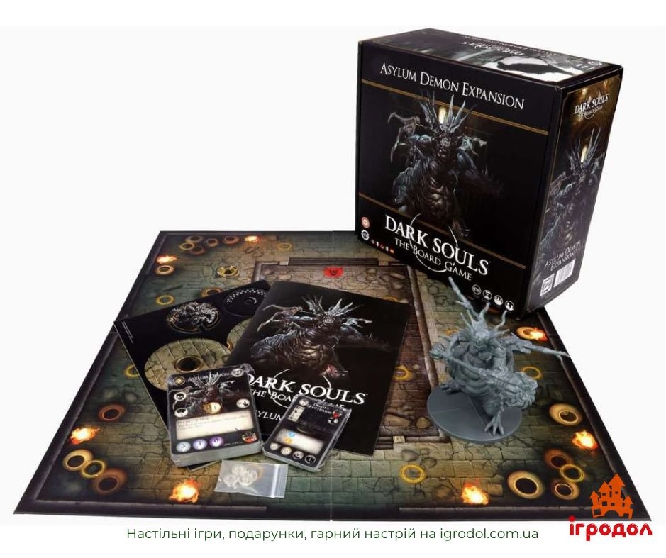 Dark Souls: The Board Game – Asylum Demon Expansion EN | Игродол Дополнение Dark Souls: The Board Game – Asylum Demon Expansion - изображение игровых компонентов