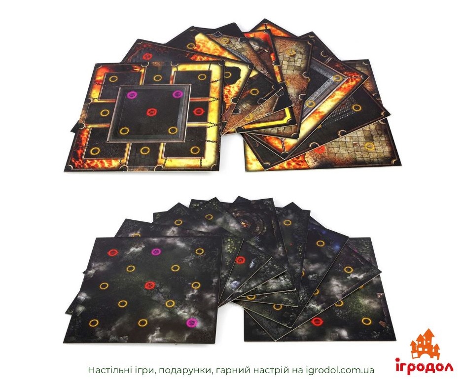 Dark Souls: Darkroot Basin and Iron Keep Tile Set EN | Ігродол набір тайлів місцевості Dark Souls: Darkroot Basin and Iron Keep Tile Set - зображення тайлів