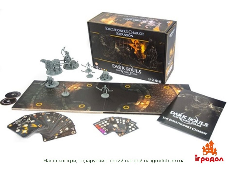 Dark Souls: The Board Game – Executioner's Chariot Expansion, EN | Игродол Дополнение Dark Souls: The Board Game – Executioner's Chariot Expansion - изображение игровых компонентов