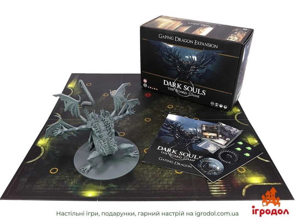 Дополнение Dark Souls: The Board Game – Gaping Dragon Boss Expansion EN - изображение игровых компонентов