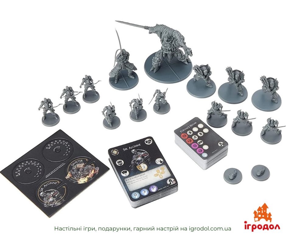 Dark Souls: The Board Game – Iron Keep Expansion EN | Ігродол Доповнення Dark Souls: TBGame Iron Keep Expansion - зображення ігрових компонентів