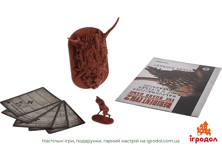 Resident Evil 2: The Board Game - Malformations of G B-Files Expansion EN | Игродол Дополнение Resident Evil 2: The Board Game - Malformations of G B-Files Expansion EN - изображение игровых компонентов