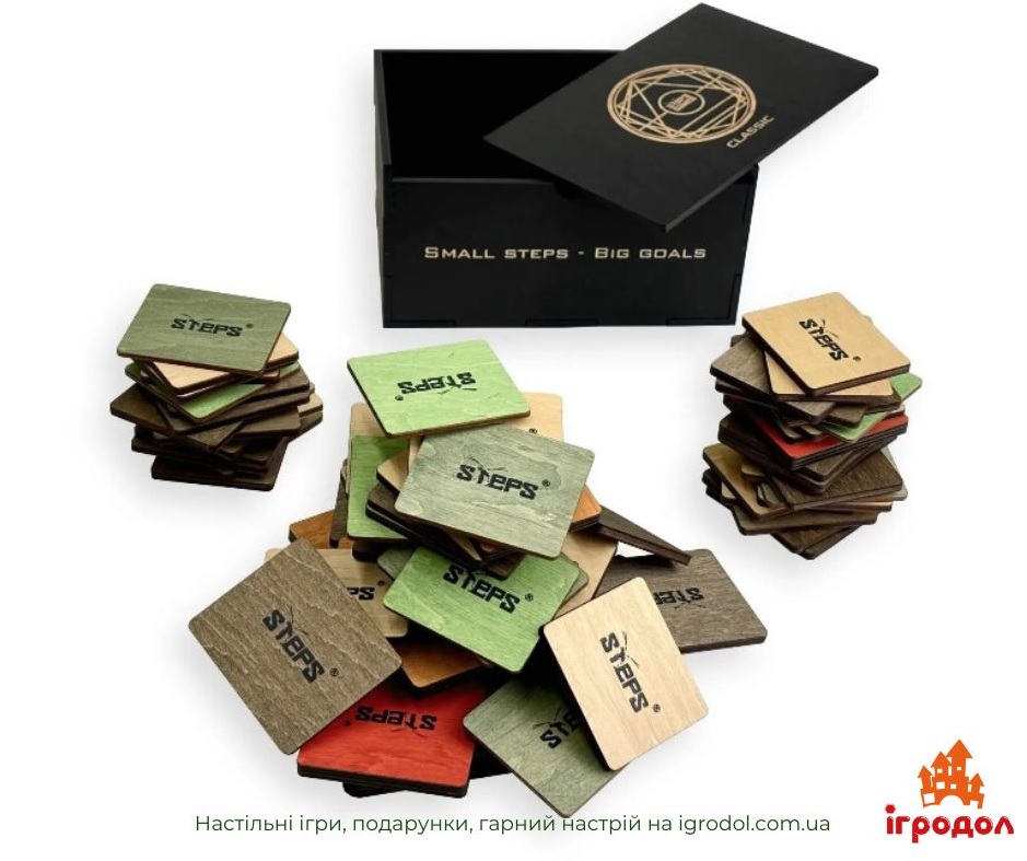 Настільна гра Steps Classic - зображення компонентів