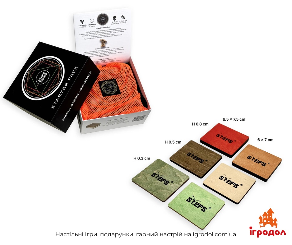 Настольная игра Steps Starter - изображение компонентов