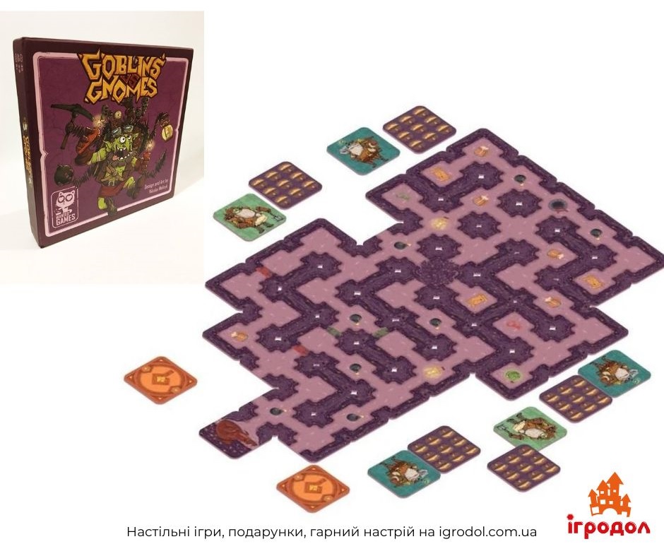 Игра Goblins VS Gnomes UA | Игродол Настольная игра Goblins VS Gnomes UA - изображение компонентов