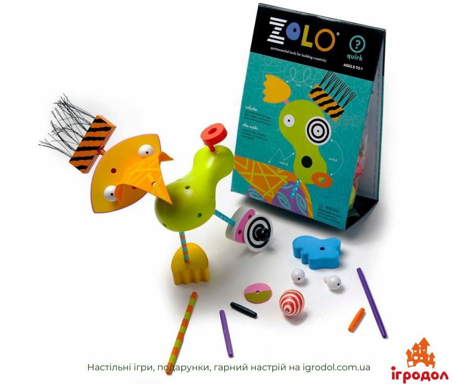 Конструктор Zolo Quirk | Ігродол Конструктор Zolo Quirk - зображення компонентів конструктора