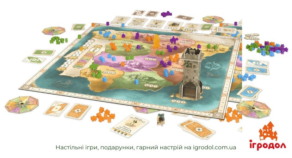 El Grande 2.0 UA | Игродол настольная игра El Grande 2.0 UA - изображение компонентов