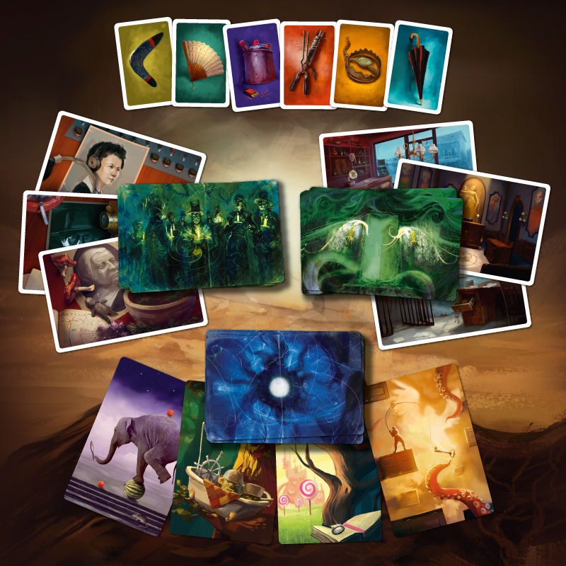 Дополнение Містеріум: Полонений Часу | Игродол Дополнение Містеріум: Полонений Часу - фото компонентов