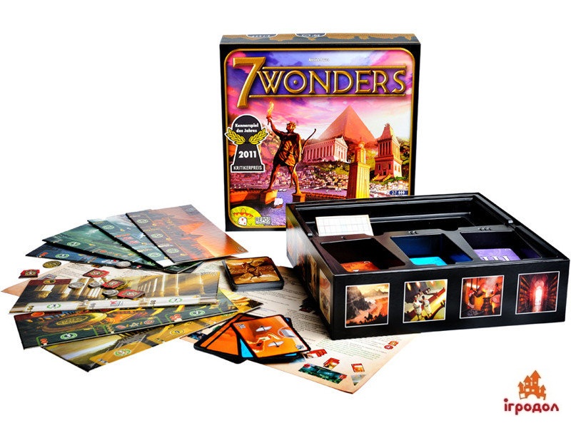 Игра 7 Чудес (7 Wonders), купить настольную игру 7 Чудес в Киеве и ...