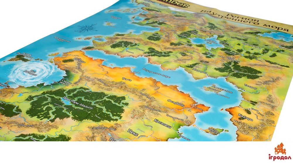 Карта-постер: регіон Внутрішнього моря